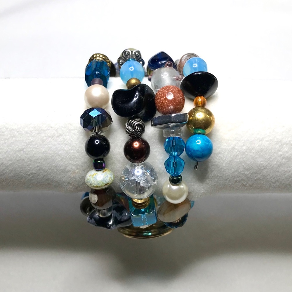 Handmade Bracelet with Vintage & Modern Elements (NB42-12H) New Without Tags - Picture 6 of 8